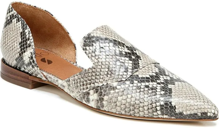 Flats Women Franco Sarto Sarto Toby D039Orsay Flat Roccia Snake Print Leather Flats Women Franco Sarto Sarto Toby D039Orsay Flat Roccia Snake Print Leather