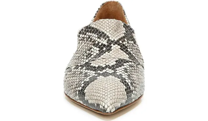 Flats Women Franco Sarto Sarto Toby D039Orsay Flat Roccia Snake Print Leather