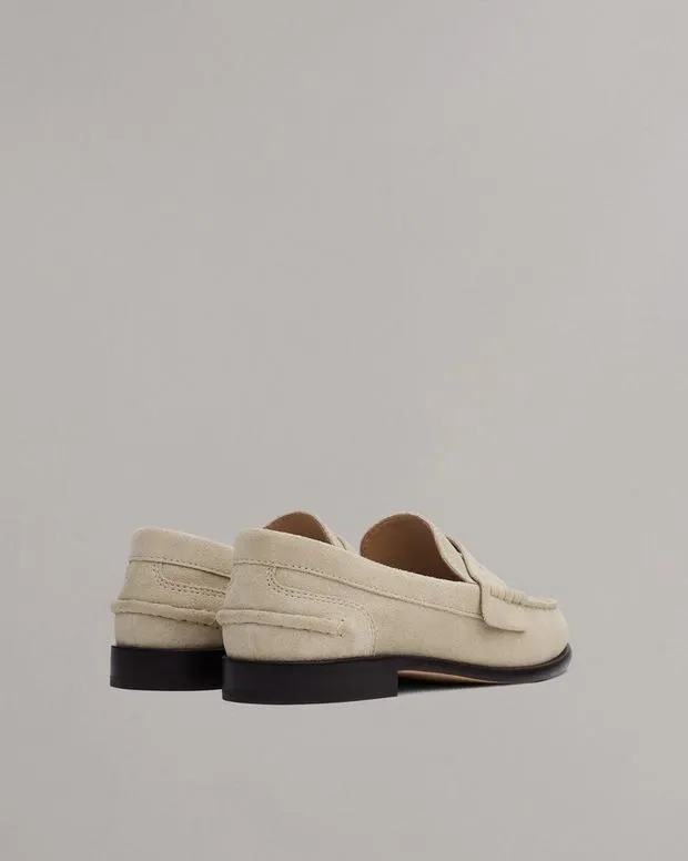 Flats Women Rag and Bone Carter Suede Loafer Light Sand Suede Flats Women Rag and Bone Carter Suede Loafer Light Sand Suede