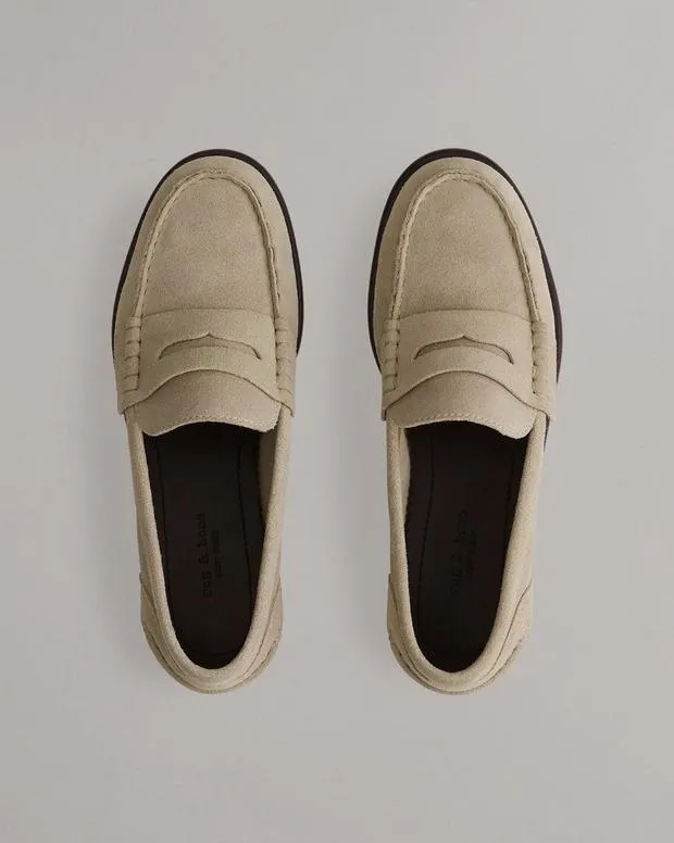 Flats Women Rag and Bone Carter Suede Loafer Light Sand Suede Flats Women Rag and Bone Carter Suede Loafer Light Sand Suede