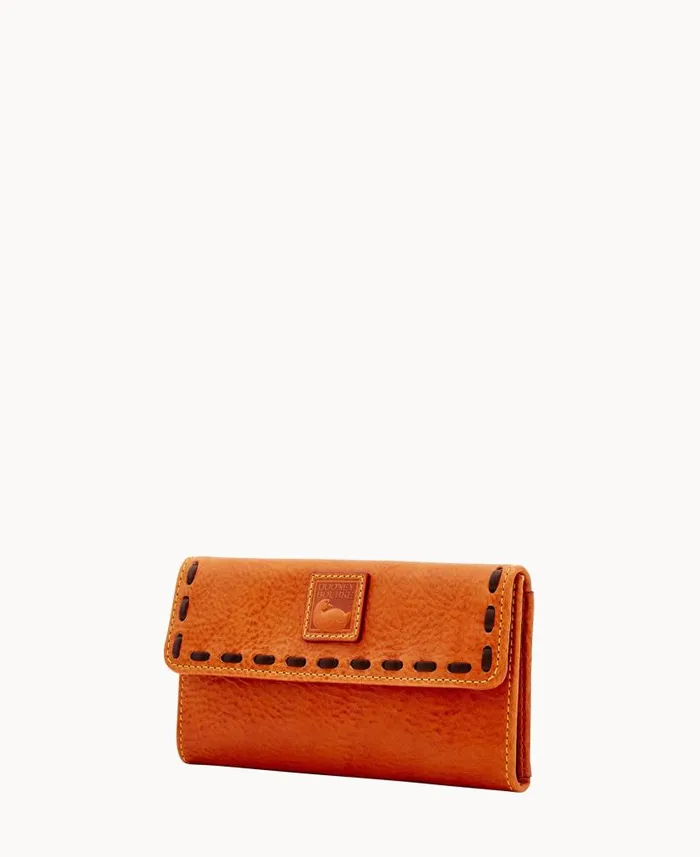 Florentine Continental Clutch Natural ManWoman Dooney and Bourke Wallets Florentine Continental Clutch Natural ManWoman Dooney and Bourke Wallets