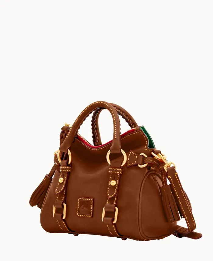 Florentine Nano Satchel Chestnut Woman Dooney and Bourke Satchels Florentine Nano Satchel Chestnut Woman Dooney and Bourke Satchels