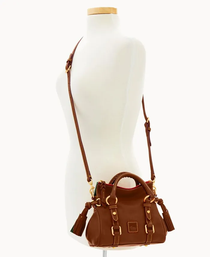 Florentine Nano Satchel Chestnut Woman Dooney and Bourke Satchels Florentine Nano Satchel Chestnut Woman Dooney and Bourke Satchels