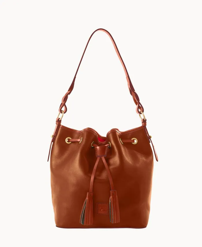 Florentine Tasha Drawstring Natural Tan Woman Dooney and Bourke Shoulder Bags