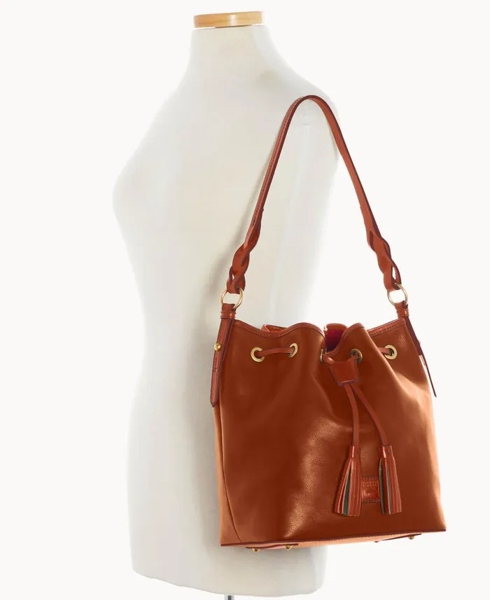 Florentine Tasha Drawstring Natural Tan Woman Dooney and Bourke Shoulder Bags Florentine Tasha Drawstring Natural Tan Woman Dooney and Bourke Shoulder Bags
