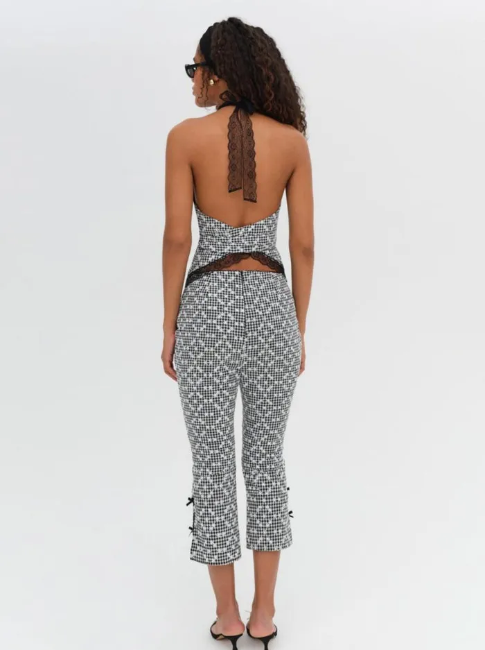 For Love and Lemons Bottoms Mimi Capri Pants Black 8211 Women For Love and Lemons Bottoms Mimi Capri Pants Black 8211 Women
