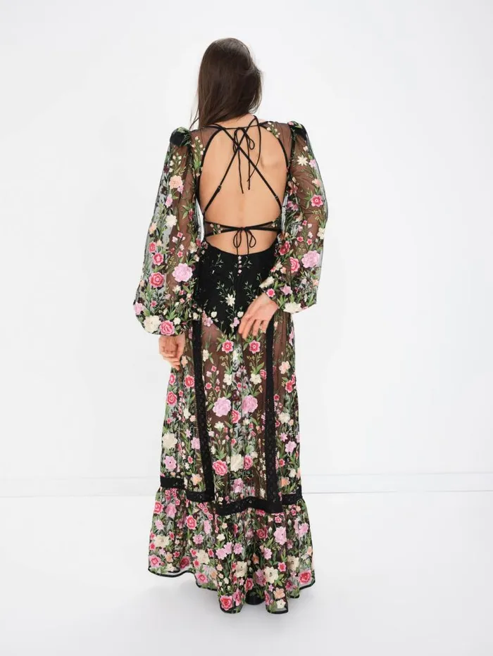 For Love and Lemons Dresses Luna Maxi Dress Black 8211 Women For Love and Lemons Dresses Luna Maxi Dress Black 8211 Women