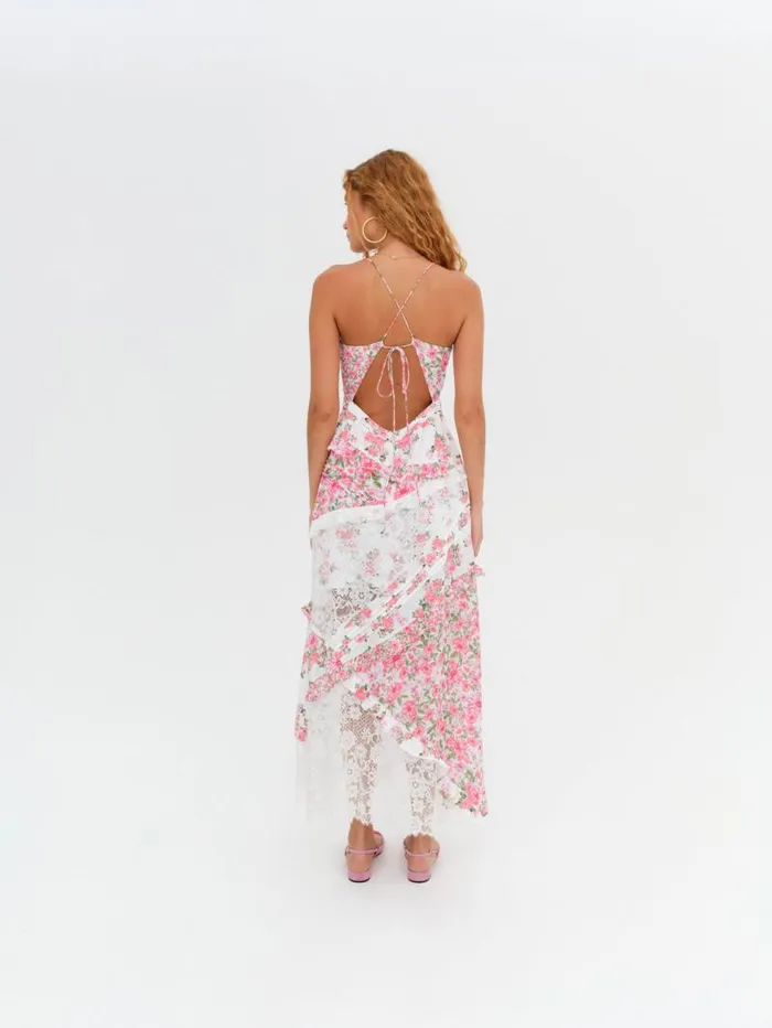 For Love and Lemons Dresses Rosalyn Maxi Dress Pink 8211 Women For Love and Lemons Dresses Rosalyn Maxi Dress Pink 8211 Women