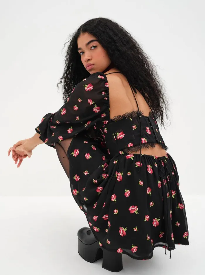 For Love and Lemons Dresses Wren Mini Dress Black 8211 Women For Love and Lemons Dresses Wren Mini Dress Black 8211 Women