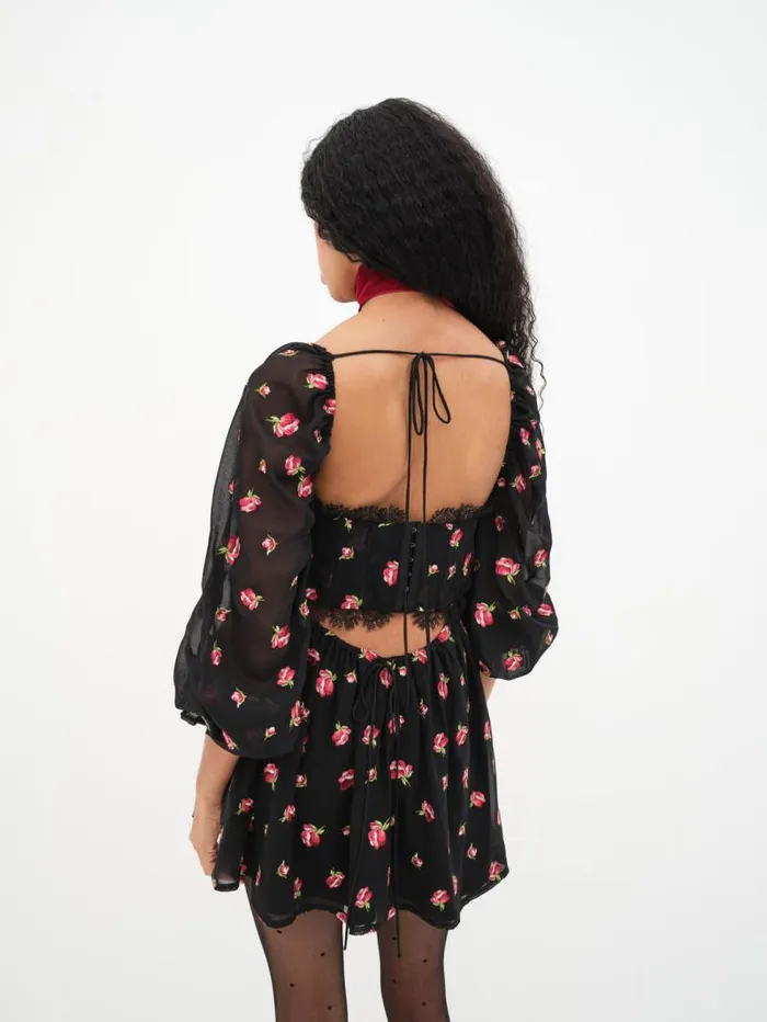 For Love and Lemons Dresses Wren Mini Dress Black 8211 Women For Love and Lemons Dresses Wren Mini Dress Black 8211 Women