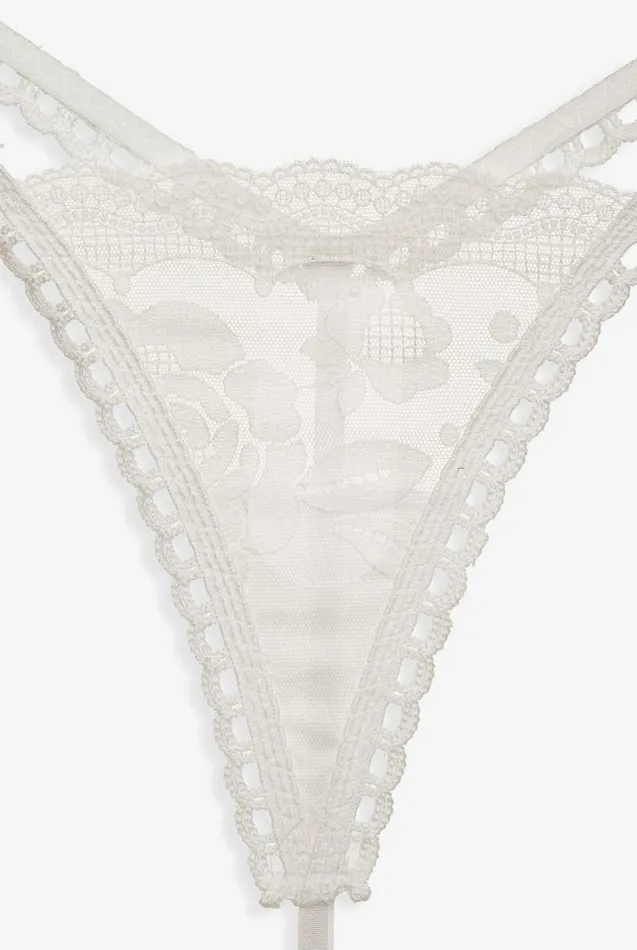 For Love and Lemons Lingerie Alexa Thong Panty White 8211 Women For Love and Lemons Lingerie Alexa Thong Panty White 8211 Women