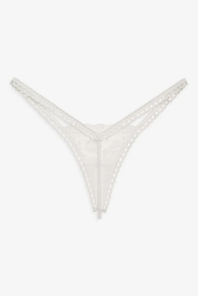For Love and Lemons Lingerie Alexa Thong Panty White 8211 Women For Love and Lemons Lingerie Alexa Thong Panty White 8211 Women