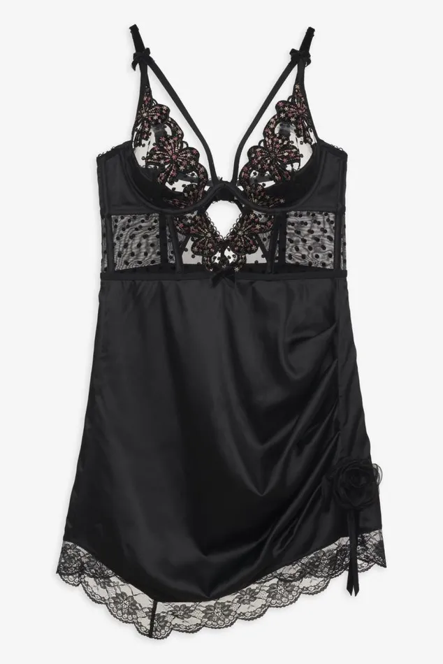 For Love and Lemons Lingerie Caprice Slip Dress Black 8211 Women For Love and Lemons Lingerie Caprice Slip Dress Black 8211 Women