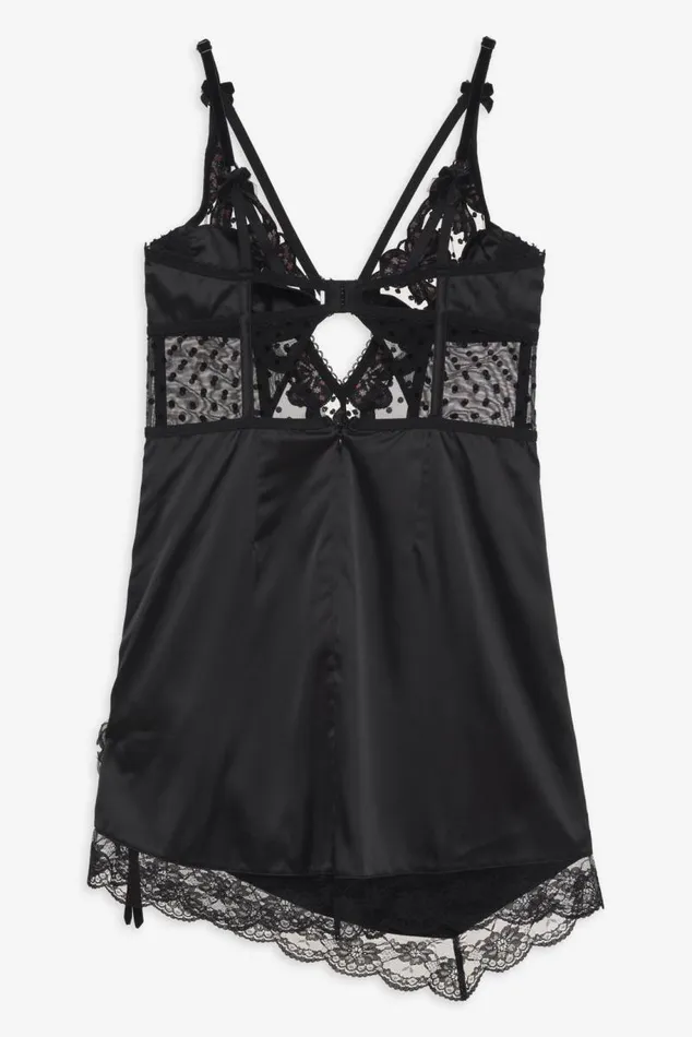 For Love and Lemons Lingerie Caprice Slip Dress Black 8211 Women For Love and Lemons Lingerie Caprice Slip Dress Black 8211 Women