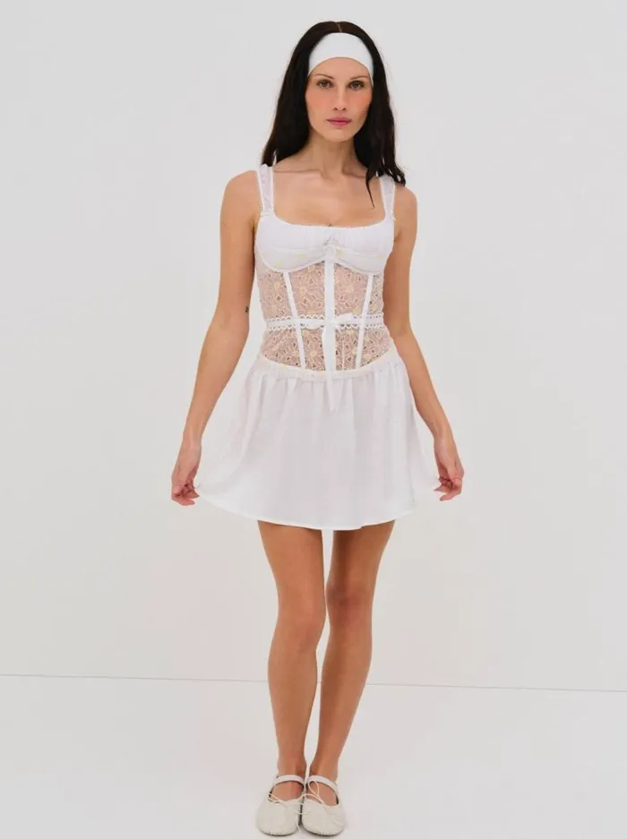 For Love and Lemons Lingerie Christy Slip Dress White 8211 Women For Love and Lemons Lingerie Christy Slip Dress White 8211 Women