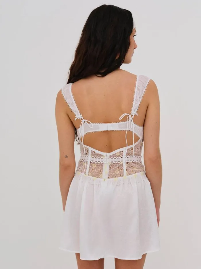 For Love and Lemons Lingerie Christy Slip Dress White 8211 Women For Love and Lemons Lingerie Christy Slip Dress White 8211 Women