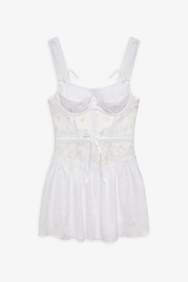 For Love and Lemons Lingerie Christy Slip Dress White 8211 Women For Love and Lemons Lingerie Christy Slip Dress White 8211 Women