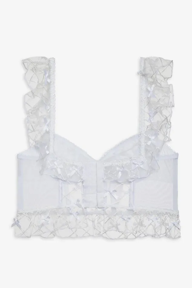 For Love and Lemons Lingerie Fiorella Bustier White 8211 Women For Love and Lemons Lingerie Fiorella Bustier White 8211 Women