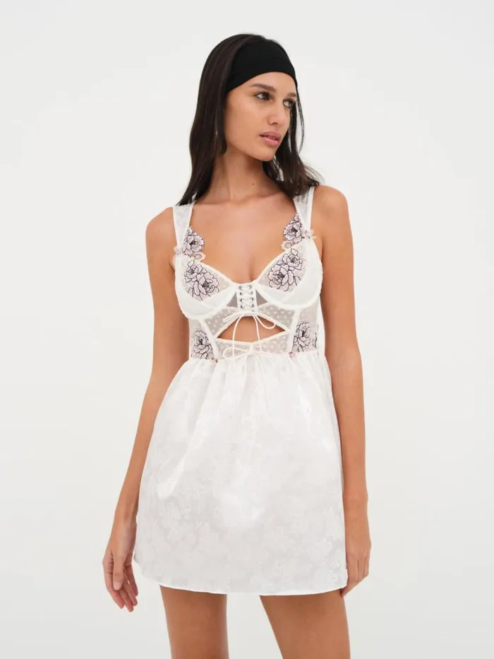 For Love and Lemons Lingerie Matilda Slip Dress White 8211 Women For Love and Lemons Lingerie Matilda Slip Dress White 8211 Women