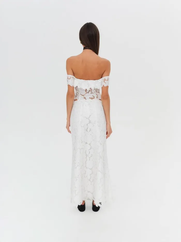 For Love and Lemons Tops Claudia Off Shoulder Top White 8211 Women For Love and Lemons Tops Claudia Off Shoulder Top White 8211 Women