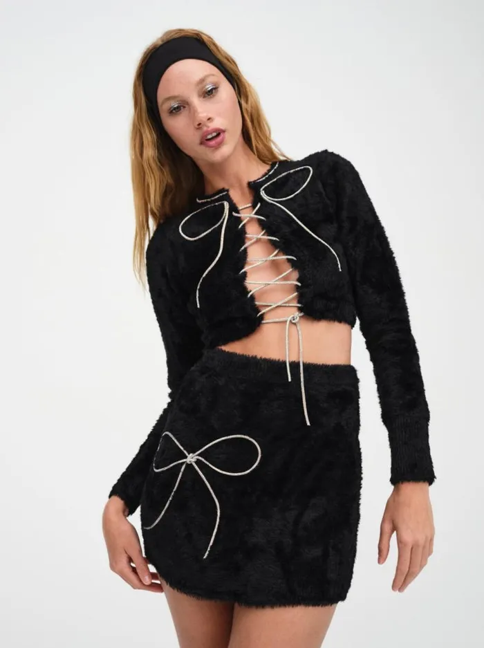 For Love and Lemons Tops Santana Top Black 8211 Women