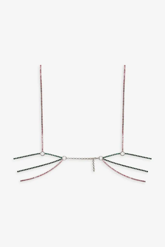 For Love and Lemons Tops Tulip Rhinestone Bralette Pink 8211 Women For Love and Lemons Tops Tulip Rhinestone Bralette Pink 8211 Women
