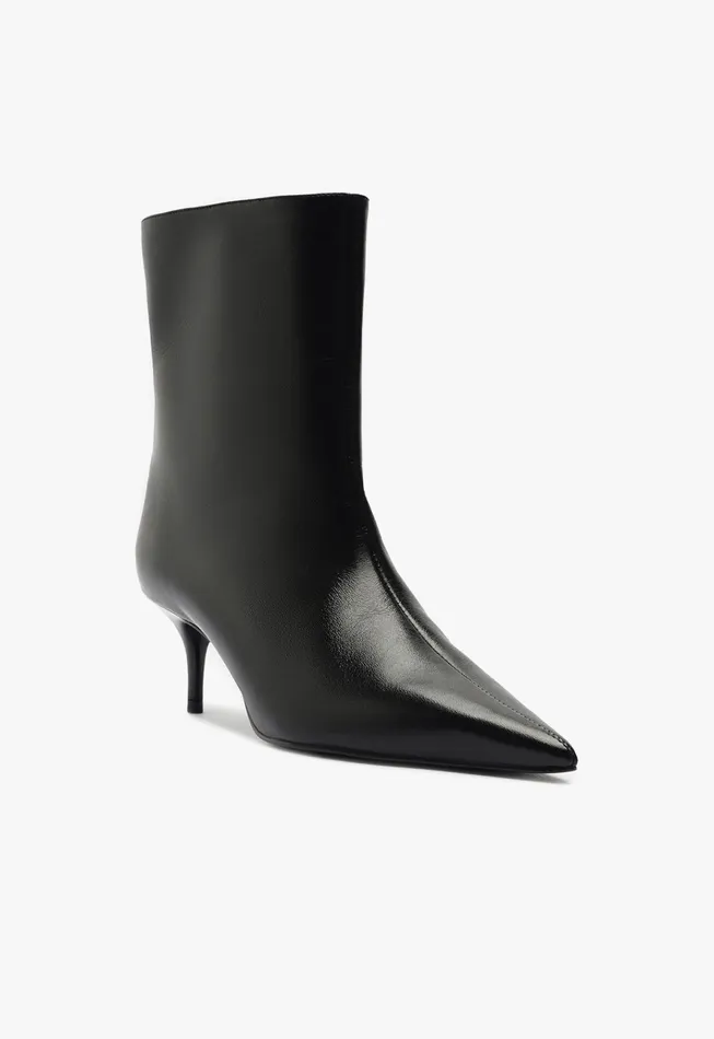 Frances Bootie Black Women Schutz Shoes Booties