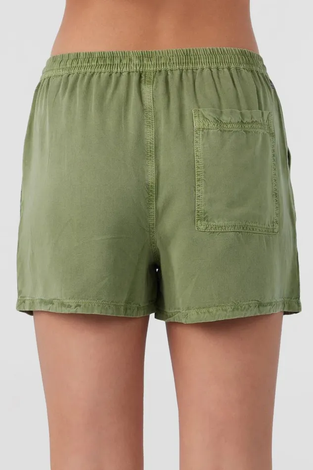 FRANCINA TWILL SHORTS Oil Green Women O039NEILL Collections