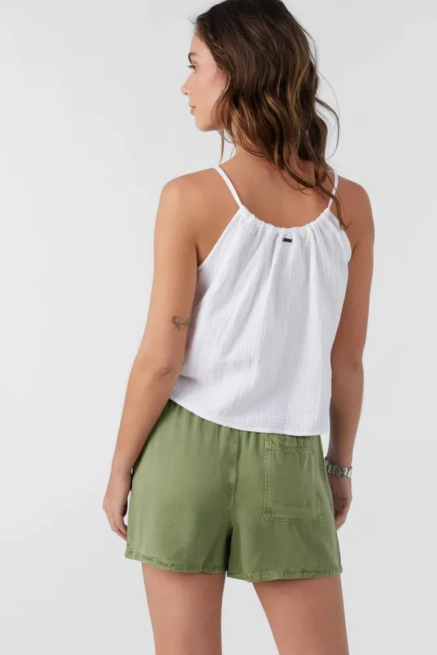 FRANCINA TWILL SHORTS Oil Green Women O039NEILL Collections
