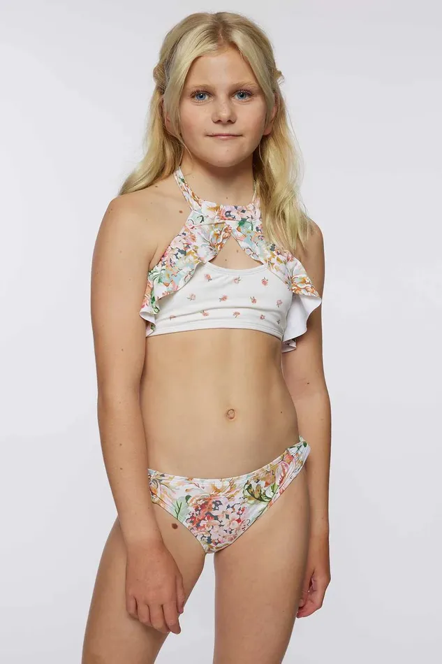 GIRL039S ARDEN FLORAL RUFFLE HINECK SWIM SET Kids O039NEILL Girl039S Sale