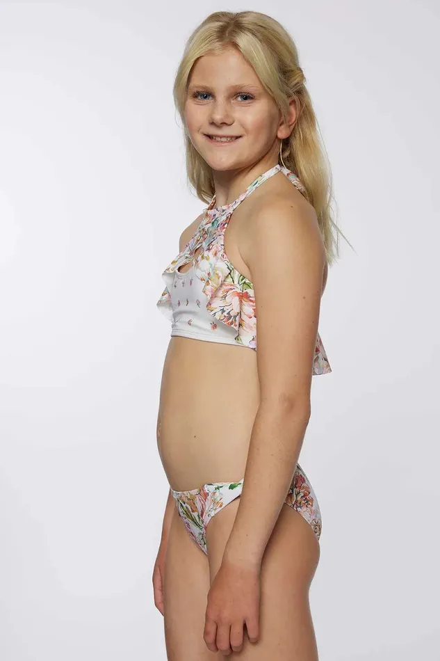 GIRL039S ARDEN FLORAL RUFFLE HINECK SWIM SET Kids O039NEILL Girl039S Sale