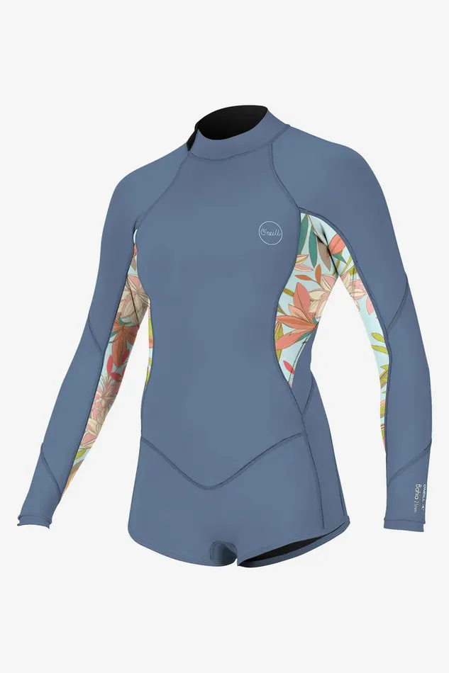 GIRL039S BAHIA 2MM BACK ZIP LS SURF SUIT Infinity 2 Women O039NEILL Series