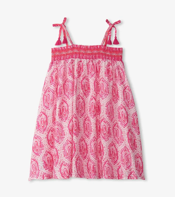 Girls Geo Mosaic Dress Hatley