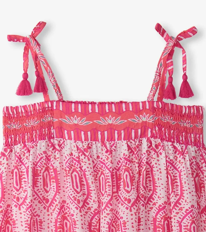 Girls Geo Mosaic Dress Hatley