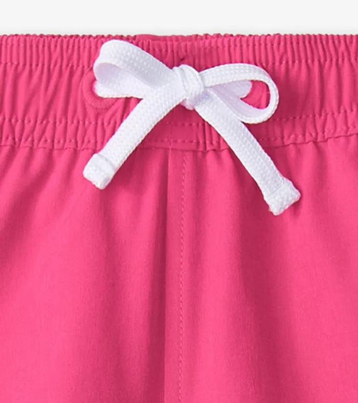 Girls Pink Quick Dry Shorts Hatley