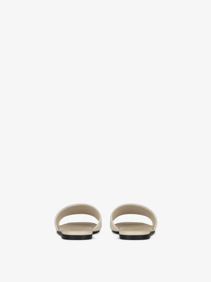 Givenchy 4G Mules In Canvas Beigeblack Women Slides and Sandals Givenchy 4G Mules In Canvas Beigeblack Women Slides and Sandals
