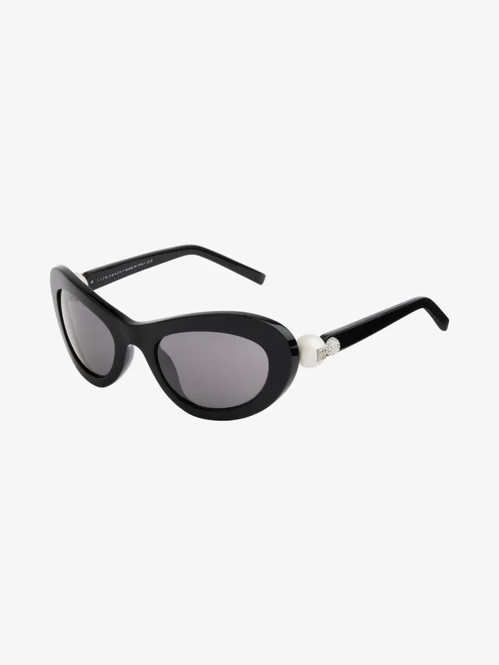 Givenchy 4G Pearl Sunglasses In Acetate With Crystals Black Women Sunglasses