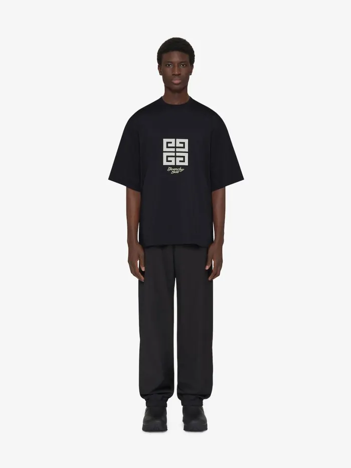 Givenchy 4G Tshirt In Cotton Black Men TShirts