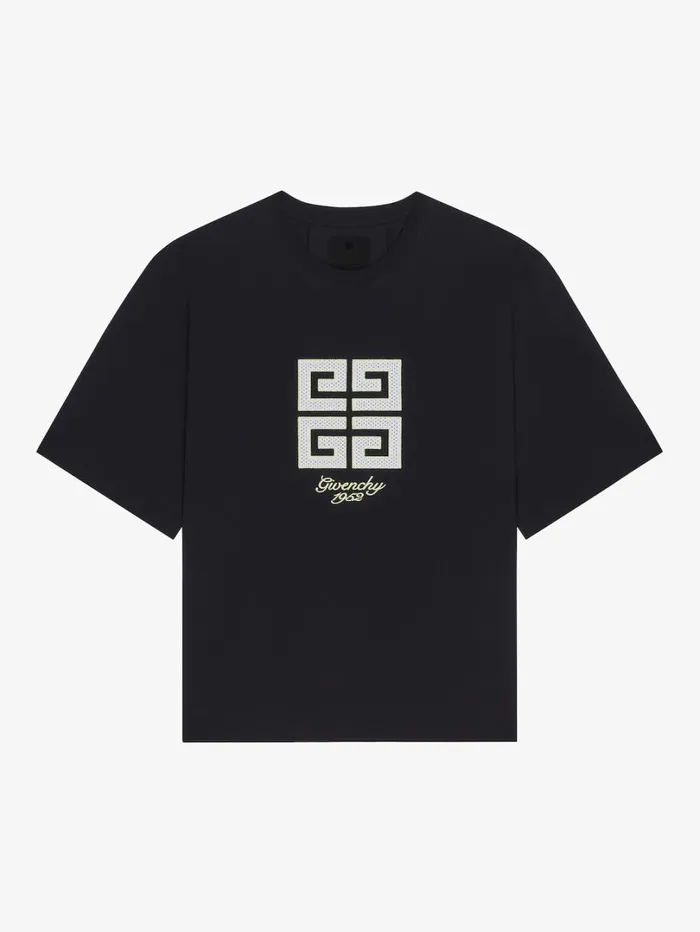 Givenchy 4G Tshirt In Cotton Black Men TShirts