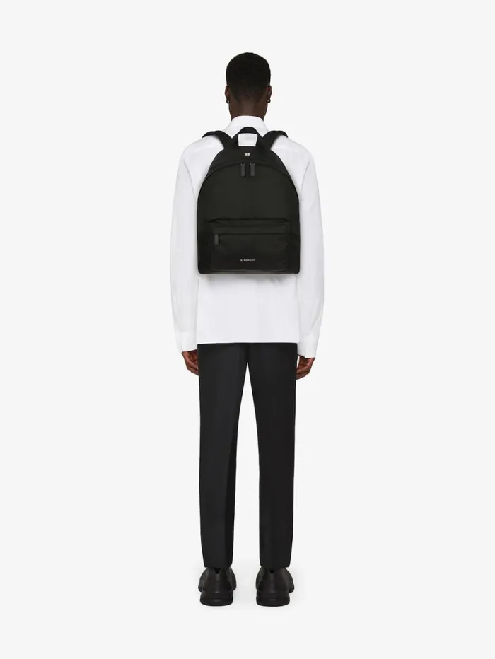 Givenchy Essential U Backpack In Nylon Black Men Backpacks Givenchy Essential U Backpack In Nylon Black Men Backpacks