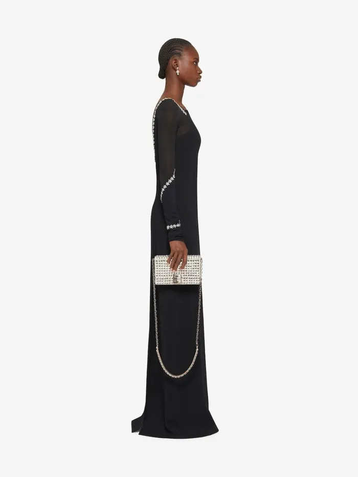 Givenchy Evening Dress With Crystal Details Black Women Dresses