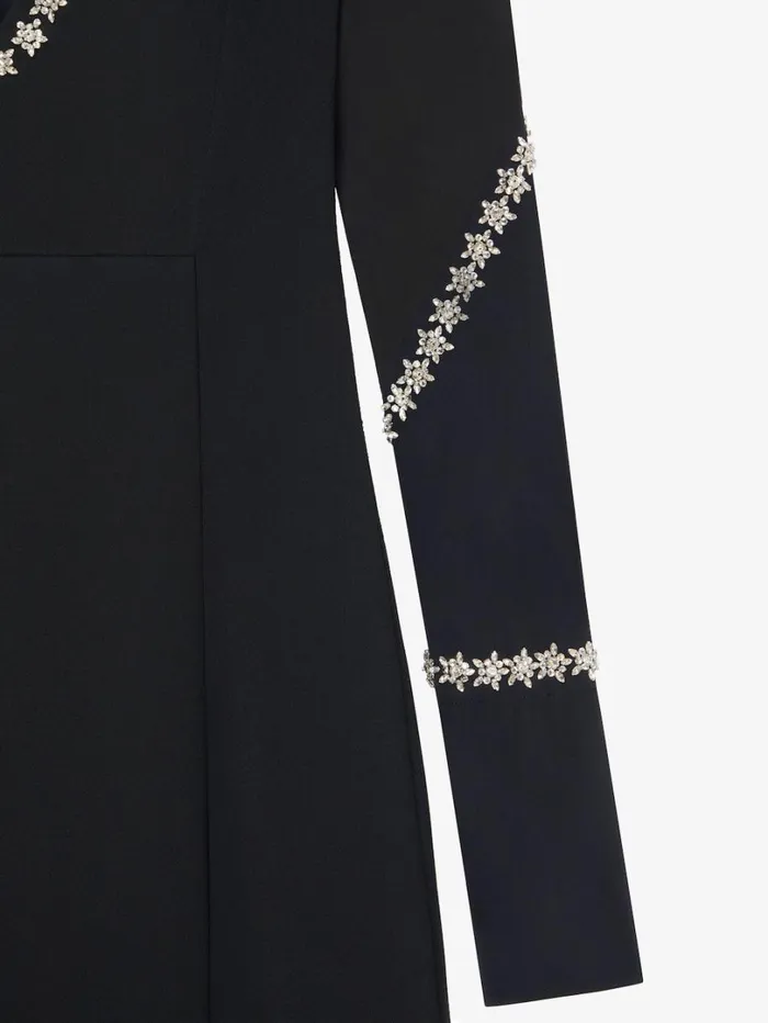 Givenchy Evening Dress With Crystal Details Black Women Dresses