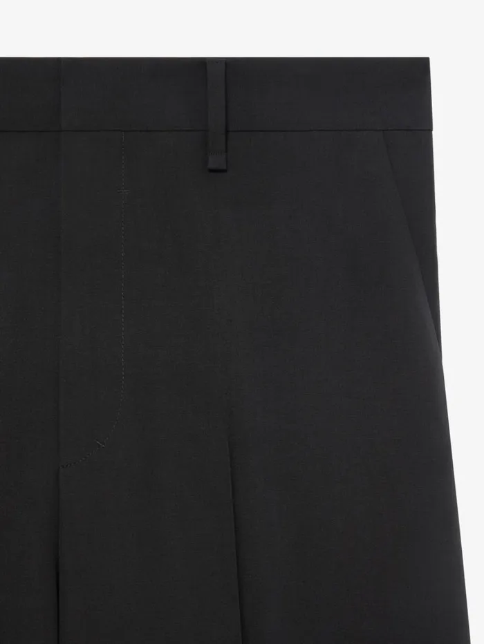Givenchy Extra Wide Pants In Wool Black Men Pants and Shorts