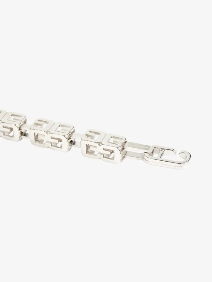 Givenchy G Cube Chain Strap In Metal Palladium Women Belts Givenchy G Cube Chain Strap In Metal Palladium Women Belts