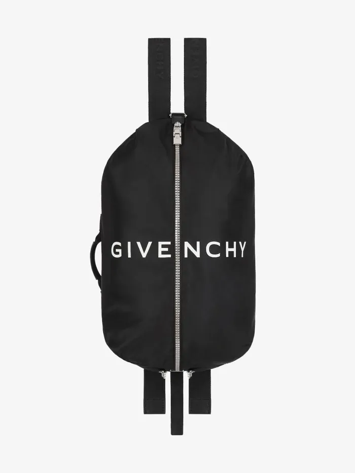 Givenchy GZip Backpack In Nylon Black Men Backpacks