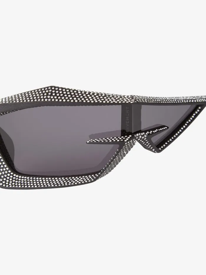 Givenchy Giv Cut Unisex Sunglasses With Crystals Black WomenMen Sunglasses Givenchy Giv Cut Unisex Sunglasses With Crystals Black WomenMen Sunglasses
