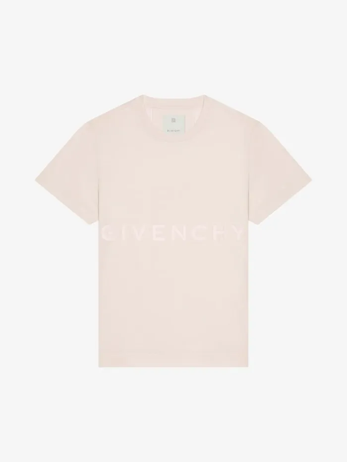 Givenchy GIVENCHY 4G Slim Fit Tshirt In Cotton Nude Pink Men TShirts