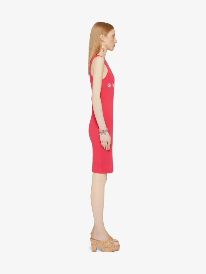Givenchy GIVENCHY Archetype Tank Dress In Jersey Raspberry Women Dresses