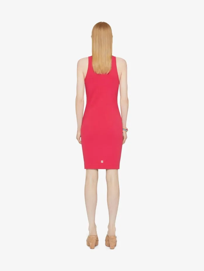 Givenchy GIVENCHY Archetype Tank Dress In Jersey Raspberry Women Dresses