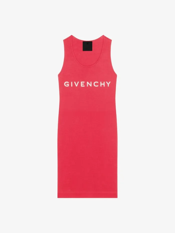 Givenchy GIVENCHY Archetype Tank Dress In Jersey Raspberry Women Dresses